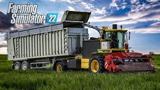 Leasing new beast CMC Saturne 5800 Forage Harvester to make grass silage at the farm | FS 22