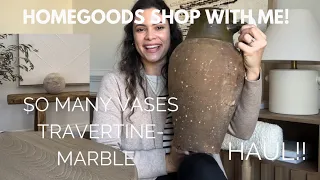 Homegoods shop with me & Haul! Spring - Organic decor is HERE!