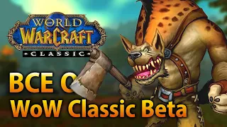 Все, что вы хотели знать о WoW Classic Beta