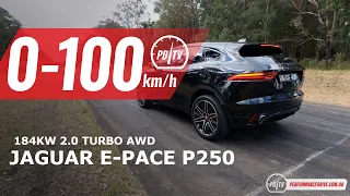 2023 Jaguar E-PACE P250 R-Dynamic 0-100km/h & engine sound