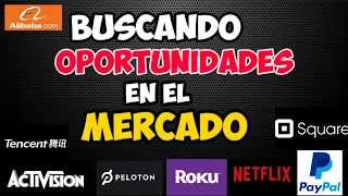 Oportunidades Para Hoy | Continuaremos Cayendo! PYPL ROKU, PTON, BABA, MRNA, RBLX, PFE, SQ, COIN