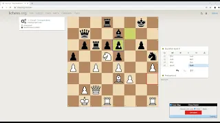 Chess Master playing with lichess Stockfish level 8 (score 3000)