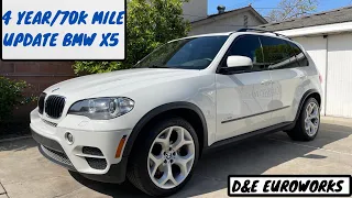 2013 BMW E70 X5 Xdrive35i 4 year/70k mile ownership experience and expenses.