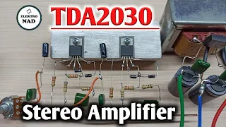 how to make tda2030 stereo amplifier