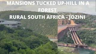 Mansions Tucked  Up-hill inside the forest -  Rural South Africa - Jozini