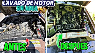 LAVANDO EL MOTOR DE LA FORD EXPLORER SIN UTILIZAR AGUA‼️😳