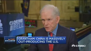 China will outgrow the US inevitably: Jeremy Grantham