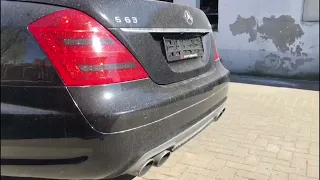 Mercedes S63 L AMG Brutal Exhaust Sound !!! DEEP SOUND