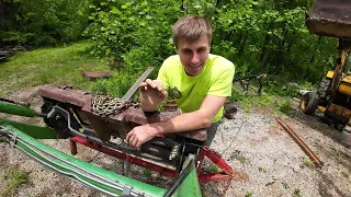 Building and Testing Homemade Stump Puller for Small Trees