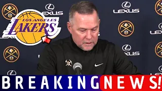 BOMB! URGENT! LOOK WHAT MIKE MALONE SAID ABOUT THE LAKERS! SHOCKED THE NBA! LAKERS NEWS!