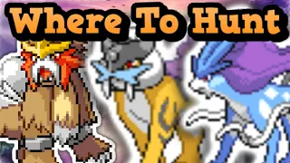 Top 5 Spots To Hunt Entei/Raikou/Suicune In PokeMMO