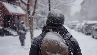 Walking in a Snow Storm in New York City - Live in NYC