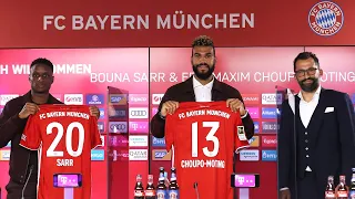 🎙️ Willkommen Bouna Sarr & Eric Maxim Choupo-Moting | Vorstellung mit Hasan Salihamidžić | FC Bayern