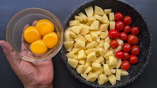 Just Add Eggs With Potatoes Its So Delicious/ Simple Breakfast Recipe/ Healthy Cheap & Tasty Snacks