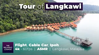 Tour of Langkawi | 4k 60fps | Langkawi SkyCab, Flight to Ipoh | ASMR Kuala Lumpur, Malaysia