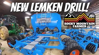 Our new lemken Solitair DT grain drill!