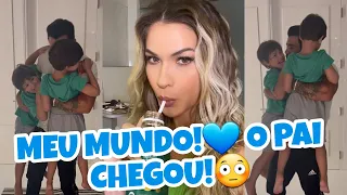 🔴Gusttavo Lima chega em MIAMI E SE SURPREENDE COM ANDRESSA E OS FILHOS 😱