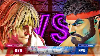 Street Fighter 6 - Ken vs. Ryu (Very Hard) - Level 8