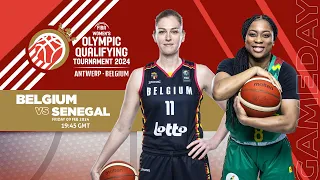 BELGIUM vs. SENEGAL I FIBA Women Olympic Qualifying Tournament 2024 I @baskemali