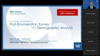 2020 Census Data Quality Results News Conference