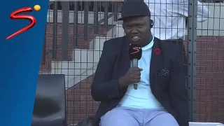 Comedian Skhumba's commentary debut (very funny)
