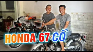 Tiết Cương ghé thăm ông anh quận 5 mê xe cổ chạy một lúc 3 chiếc Honda 67