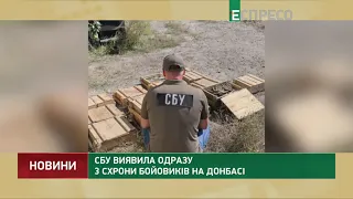 СБУ виявила одразу 3 схрони бойовиків на Донбасі