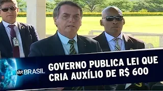 Governo publica MP que cria auxílio de R$ 600 para trabalhadores sem renda | SBT Brasil (02/04/20)