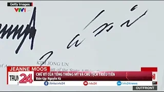 Chữ ký của nhà lãnh đạo Triều Tiên Kim Jong Un lần đầu lộ diện - Tin Tức VTV24