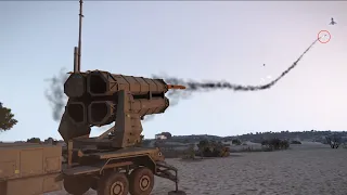 Air Defense System firing at Fighter Jet - Military Simulation - ARMA 3 Milsim