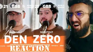 DEN & ZERO | GBB21 STUDIO SESSION REACTION!!!