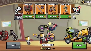 Scooter, A Glitchy Mess | Hill Climb Racing 2