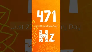 471Hz | HYPER GAMMA | Solfeggio Frequency | Pure Tone