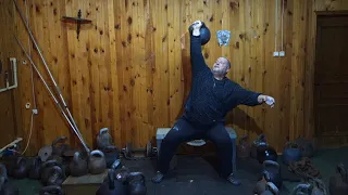 70,5 KG KETTLEBELL GOERNER COMBO SEATED СВЯЗКА ГЕРНЕРА С ГИРЕЙ 70,5 КГ СИДЯ