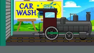 Train Wash Video For Kids | Car Wash Videos | Videos For Baby & Toddlers