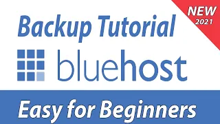 [2021] How to Create Bluehost Wordpress Website Backup Tutorial