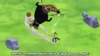 Zoro vs kaku sub español (escena final) Ashura ichibugin