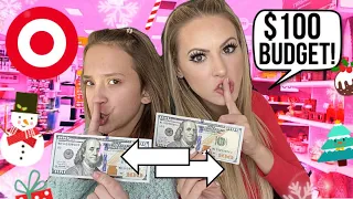 $100 TARGET SHOP & SWAP CHALLENGE! 🤑🎅🏻🤫