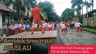 Senam Aerobik Lagu Indonesia BANGET Low Impact "ALUSI AU"