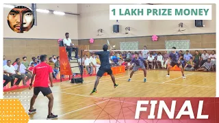 GANESH/VEMBARASAN VS SARAVANAN/PURUSHOTHAMAN:ANITAPARTHIBAN NATIONAL BADMINTON TOURNAMENT THANJAVUR