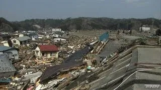 世界最大の防潮堤を有する田老地区の被害 ［震災3日目］