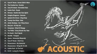 Top 100 Best Acoustic Rock Songs 70s 80s 90s   Acoustic Rock Ballads Songs 📻 2021