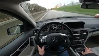 Mercedes-Benz C200 CDI SW W204 (2012) - POV Drive