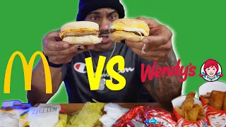 Wendy's VS McDonalds Breakfast!