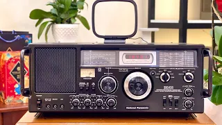 Quái vật Radio National Panasonic RF-4800B hàng Châu Âu Radio FM 108Mhz,Điện 220V To như 1 con Amply