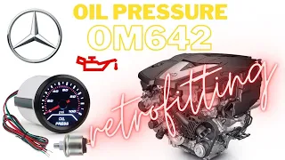 Датчик давления масла OM642 ML350 W164 3.0 CDI. DIY: oil pressure sensor