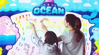 Aqua Magic Doodle Mat, Best Christmas Gifts for Ages 3 4 5 6 7 8 Kids Toddlers Boys Girls| Theefun