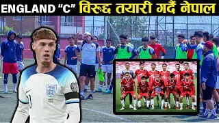 England C विरुद्द तयारी गर्दै Nepali Football Team. Nepali Football Team Close Camp for England Tour