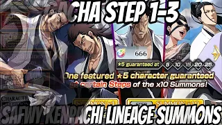 SAFWY Kenpachi Lineage Summons | 3 Steps and Spent 600 Orbs | Bleach : Brave Souls