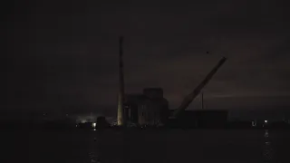 Demolition of the Trenton Channel Power Plant stacks